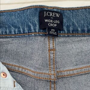J. Crew Factory Wide-Leg Crop Jeans